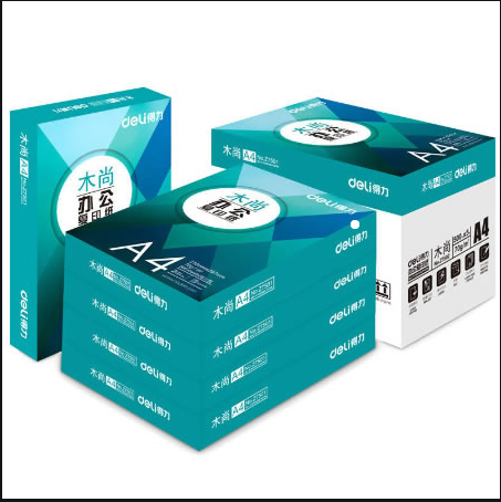 得力/deli Z7501 復(fù)印紙 得力木尚 A4 70g 8包/箱 500張/包