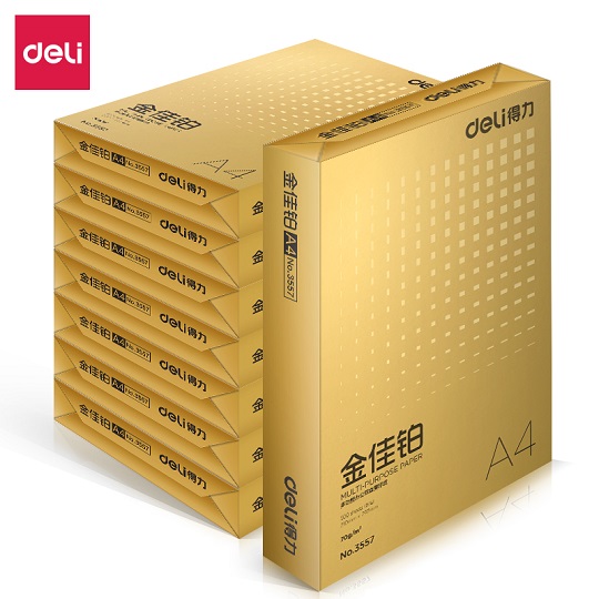 得力/deli 3559 復(fù)印紙 金佳鉑 70g 500張/包 8包/箱